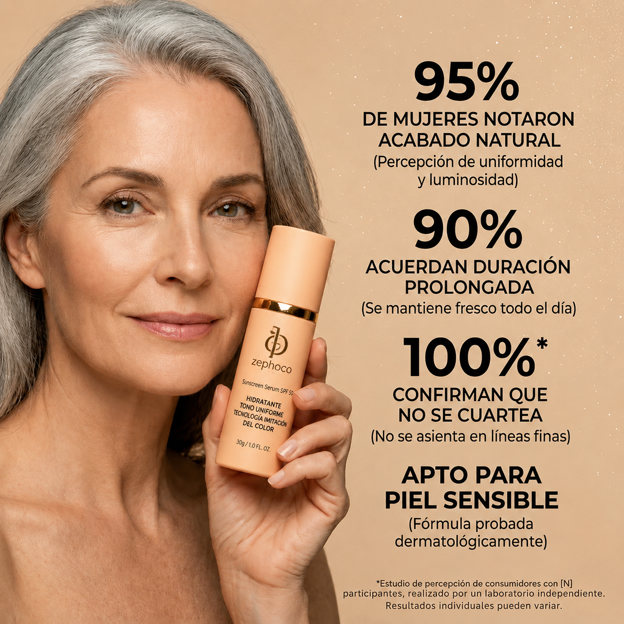 Base de Maquillaje con Crema Solar 4 en 1